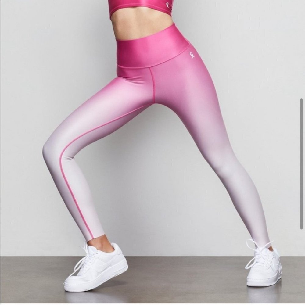 Good American Pink Ombré leggings size Medium 2 - Picture 8 of 11